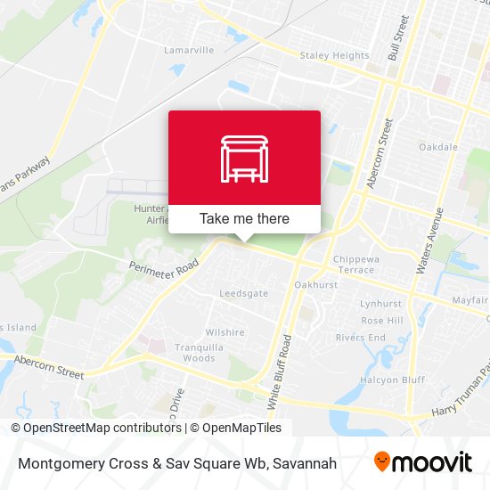 Montgomery Cross & Sav Square Wb map