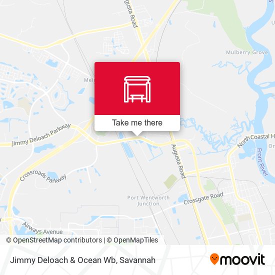 Jimmy Deloach & Ocean Wb map