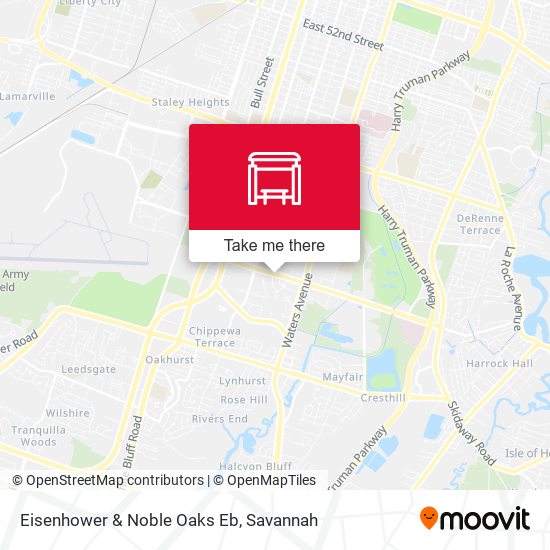 Eisenhower & Noble Oaks Eb map