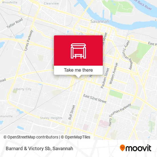 Mapa de Barnard & Victory Sb
