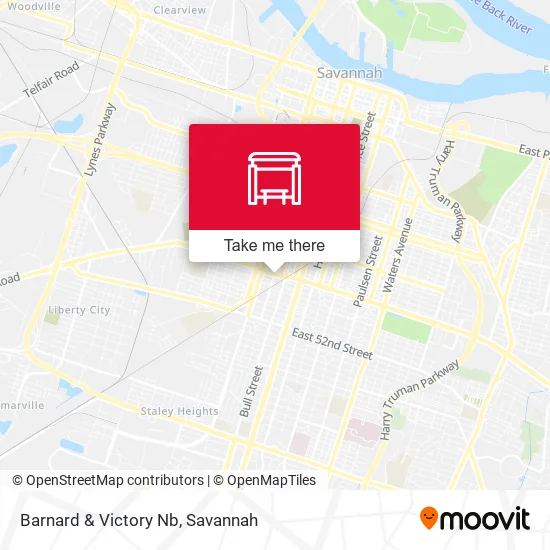 Mapa de Barnard & Victory Nb