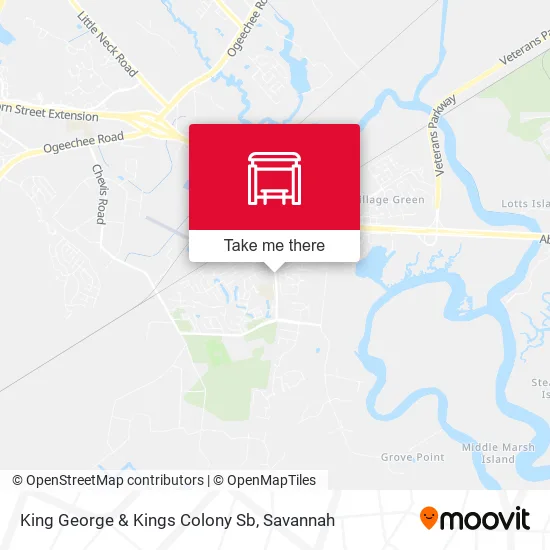 Mapa de King George & Kings Colony Sb