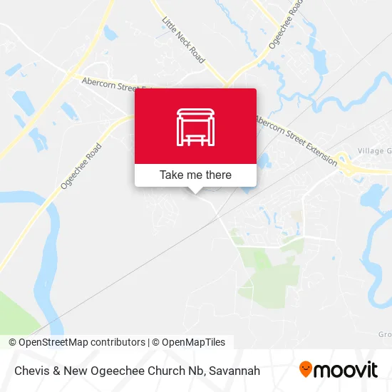 Mapa de Chevis & New Ogeechee Church Nb
