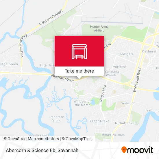 Mapa de Abercorn & Science Eb