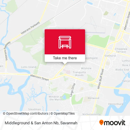 Mapa de Middleground & San Anton Nb