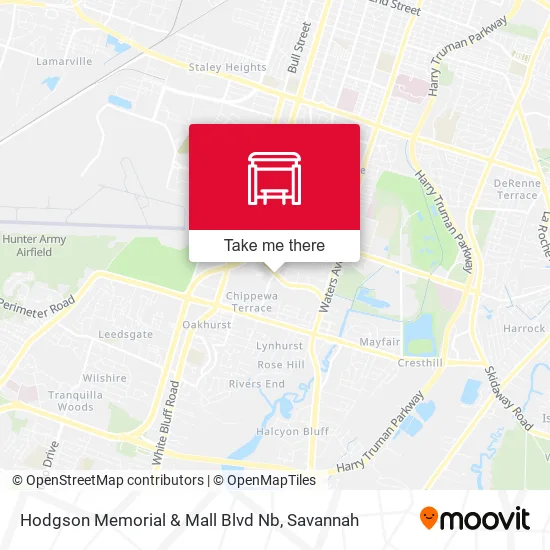 Mapa de Hodgson Memorial & Mall Blvd Nb