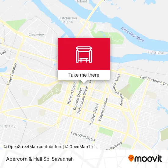 Mapa de Abercorn & Hall Sb
