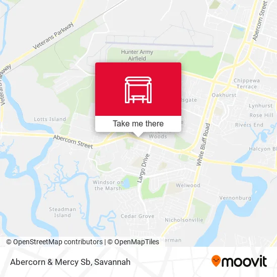 Abercorn & Mercy Sb map