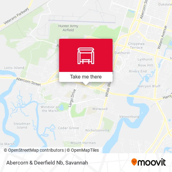 Mapa de Abercorn & Deerfield Nb