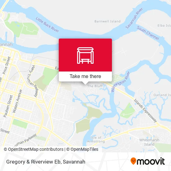 Mapa de Gregory & Riverview Eb