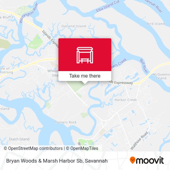 Bryan Woods & Marsh Harbor Sb map