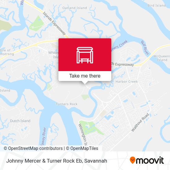 Mapa de Johnny Mercer & Turner Rock Eb