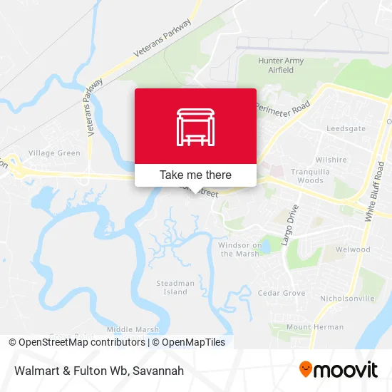 Mapa de Walmart & Fulton Wb