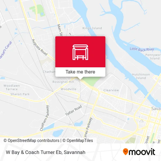 Mapa de W Bay & Coach Turner Eb