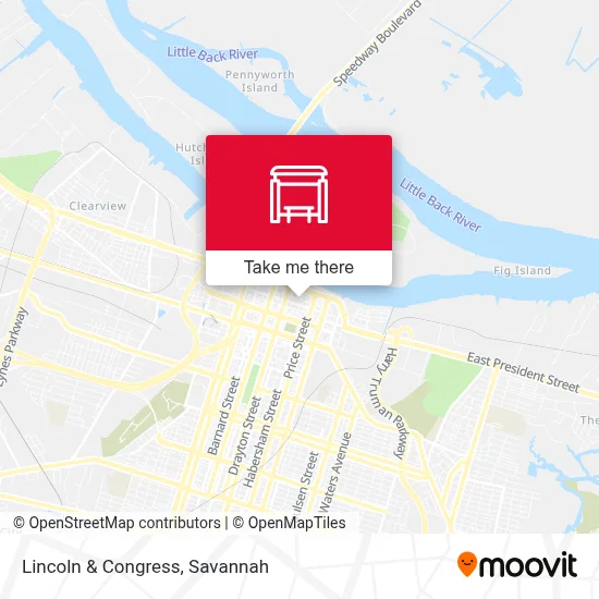Lincoln & Congress map