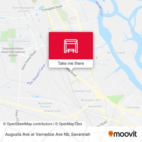 Mapa de Augusta Ave at Varnedoe Ave Nb