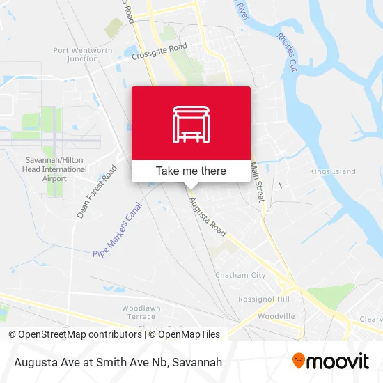 Mapa de Augusta Ave at Smith Ave Nb