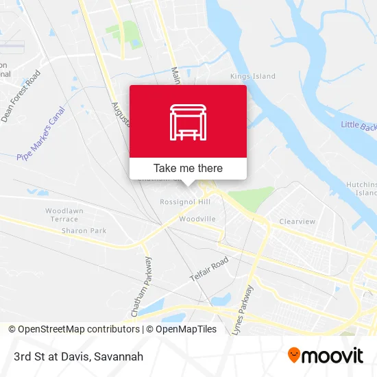 Mapa de 3rd St at Davis
