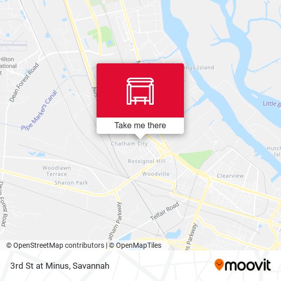 Mapa de 3rd St at Minus