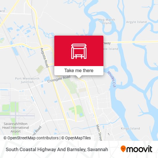 South Coastal Highway And Barnsley map