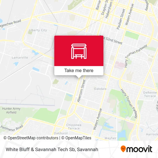 Mapa de White Bluff & Savannah Tech Sb