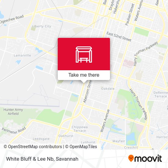 White Bluff & Lee Nb map