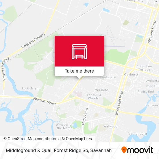 Mapa de Middleground & Quail Forest Ridge Sb