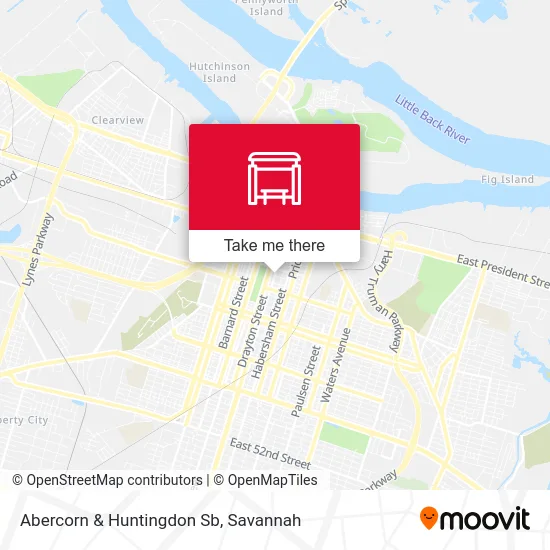 Mapa de Abercorn & Huntingdon Sb