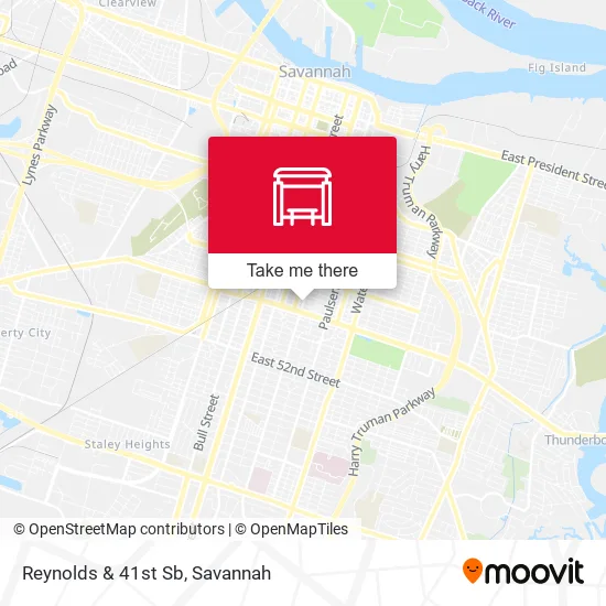 Mapa de Reynolds & 41st Sb