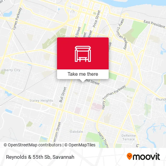 Mapa de Reynolds & 55th Sb
