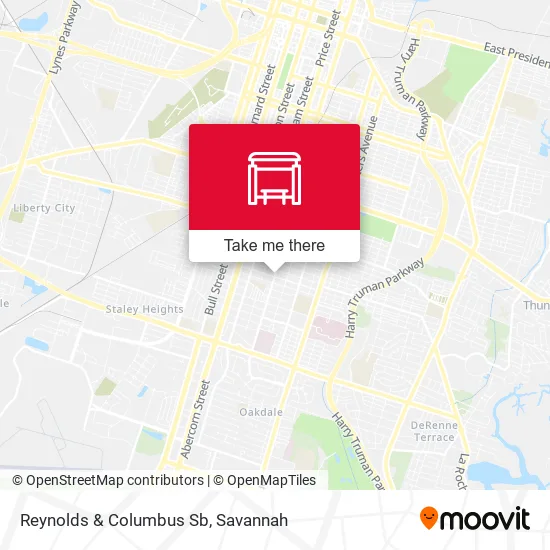 Mapa de Reynolds & Columbus Sb