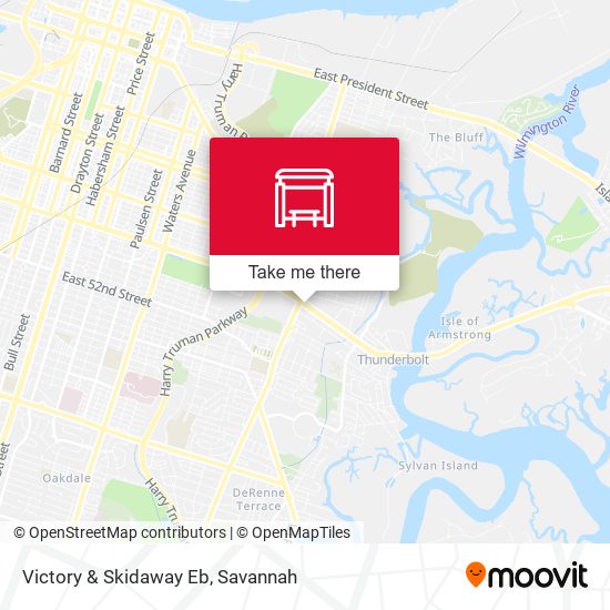 Victory & Skidaway Eb map