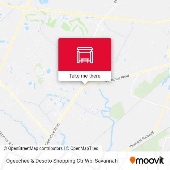 Mapa de Ogeechee & Desoto Shopping Ctr Wb