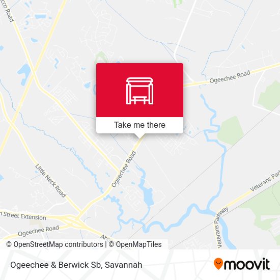 Ogeechee & Berwick Sb map