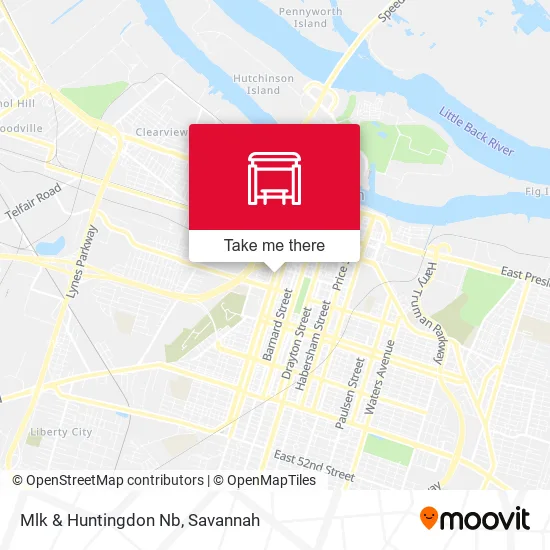 Mapa de Mlk & Huntingdon Nb
