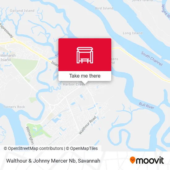 Mapa de Walthour & Johnny Mercer Nb