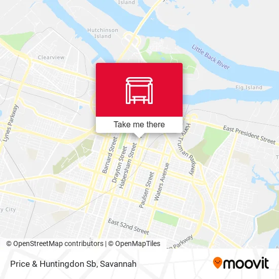Mapa de Price & Huntingdon Sb