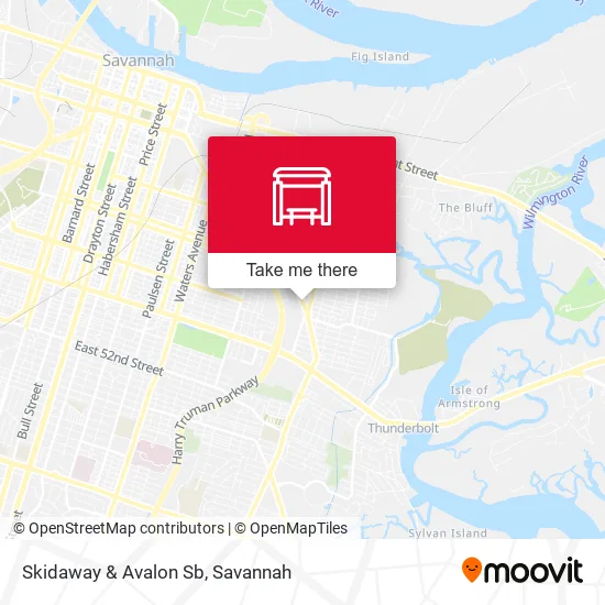 Mapa de Skidaway & Avalon Sb