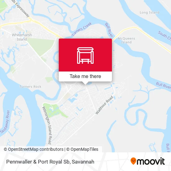 Mapa de Pennwaller & Port Royal Sb
