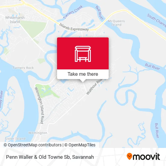 Mapa de Penn Waller & Old Towne Sb