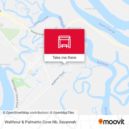 Walthour & Palmetto Cove Nb map