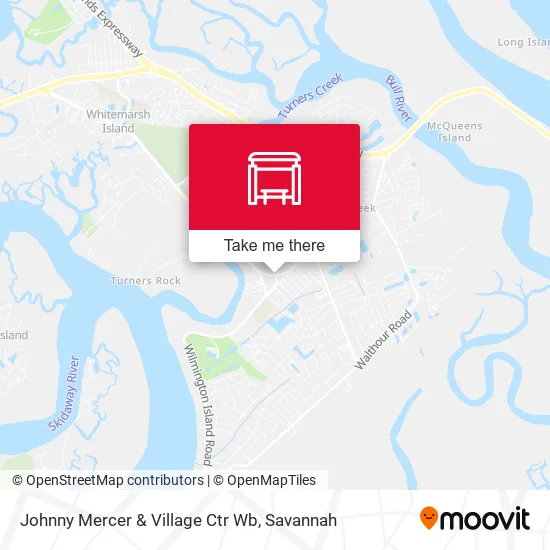 Mapa de Johnny Mercer & Village Ctr Wb