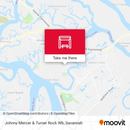 Mapa de Johnny Mercer & Turner Rock Wb