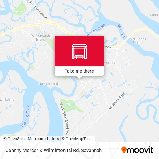 Mapa de Johnny Mercer &  Wilminton Isl Rd