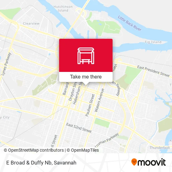 Mapa de E Broad & Duffy Nb