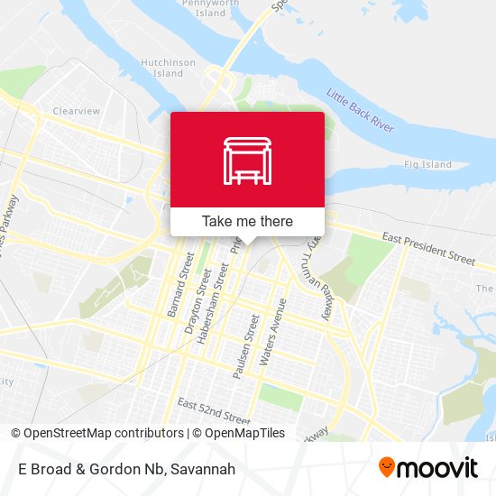 Mapa de E Broad & Gordon Nb