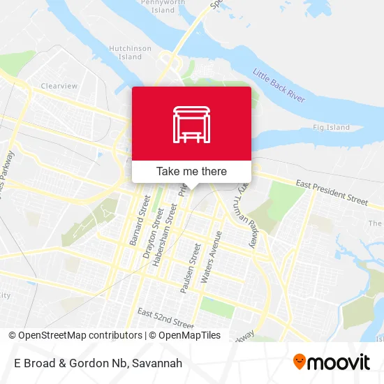 Mapa de E Broad & Gordon Nb