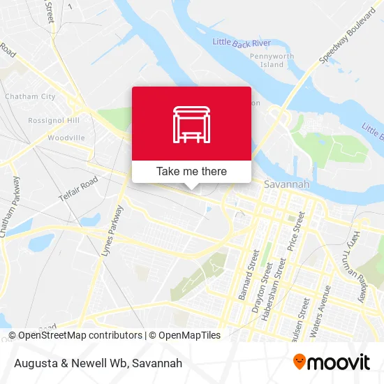 Mapa de Augusta & Newell Wb