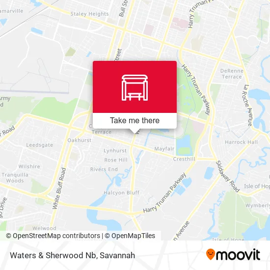 Mapa de Waters & Sherwood Nb