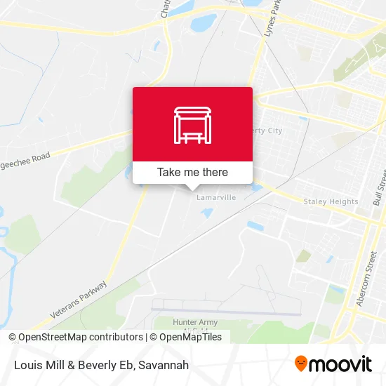 Mapa de Louis Mill & Beverly Eb